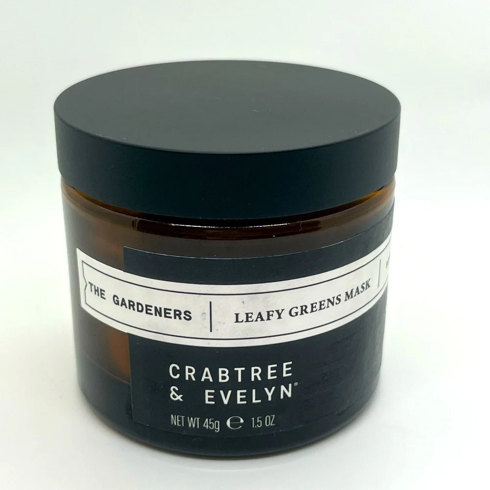 Crabtree & Evelyn‎ The Gardeners Leafy Greens Mask 45g Spirulina Kaolin Clay DIY